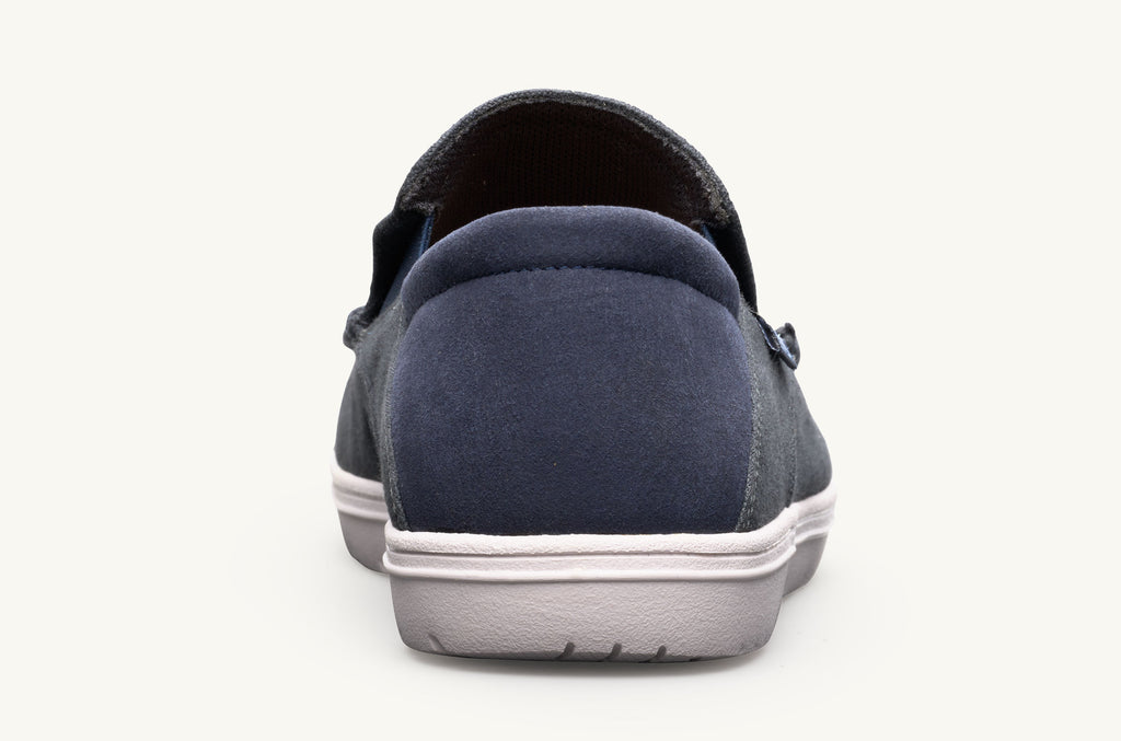 Drifter Lems Buty Slip On Męskie Szare Granatowe | VUP6140NY