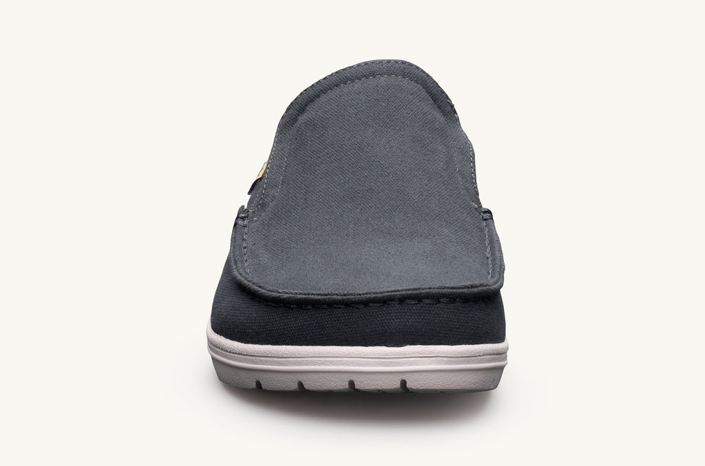 Drifter Lems Buty Slip On Męskie Szare Granatowe | VUP6140NY